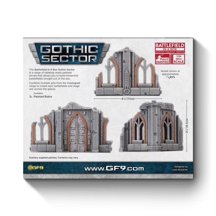 Battlefield in a Box: Gothic Sector: Castograd Warehouse Small Ruins - Image 2