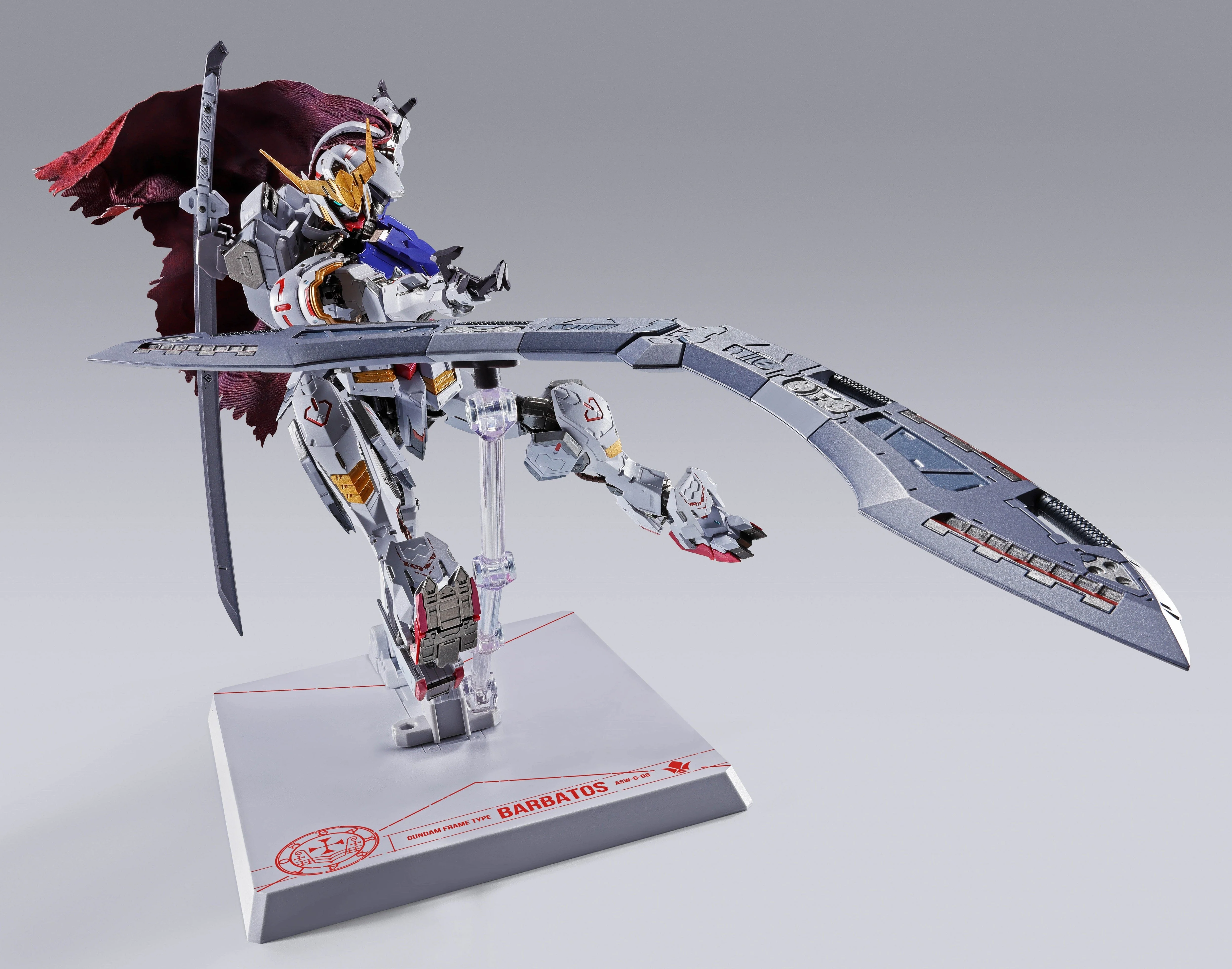 Gundam: Barbatos (4th Form) + Boomerang Mace Gundam - Tamashii Nations Metal Build - Image 3