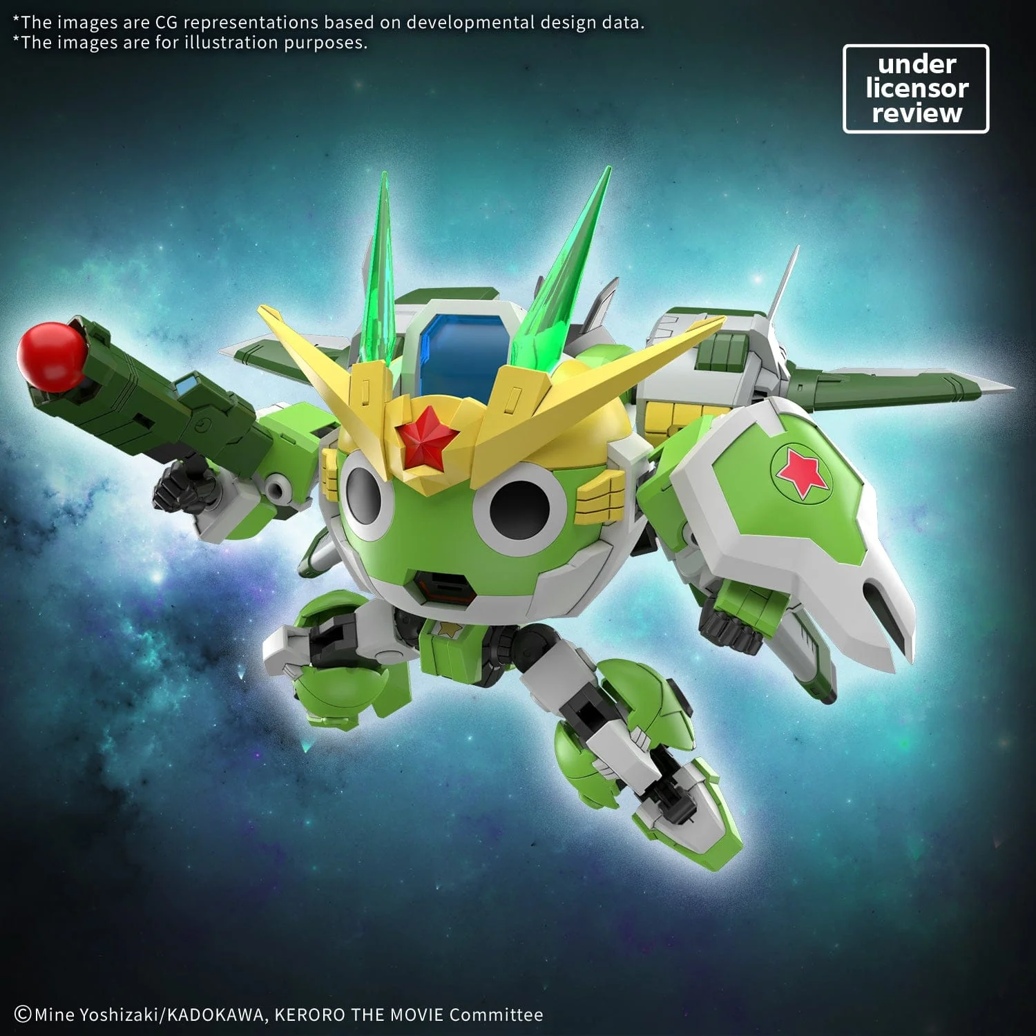 Gunpla: Gundam "New Keroro Robot Gundam Model Kit", HG (Pre-Order) - Image 2