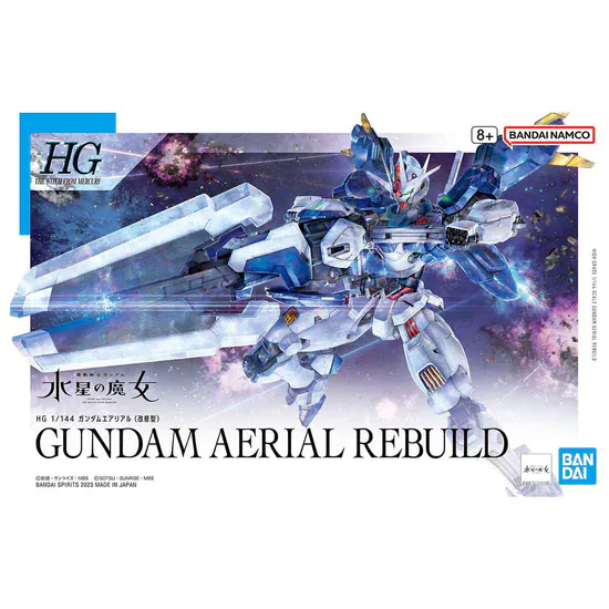 Gunpla: Gundam the Witch From Mercury - "#19 Gundam Aerial Rebuild ", HG 1/44
