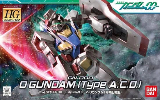 Gunpla: Mobile Suit Gundam 00 - "GN-000 0 Gundam [Type A.C.D.]", HG 1/144