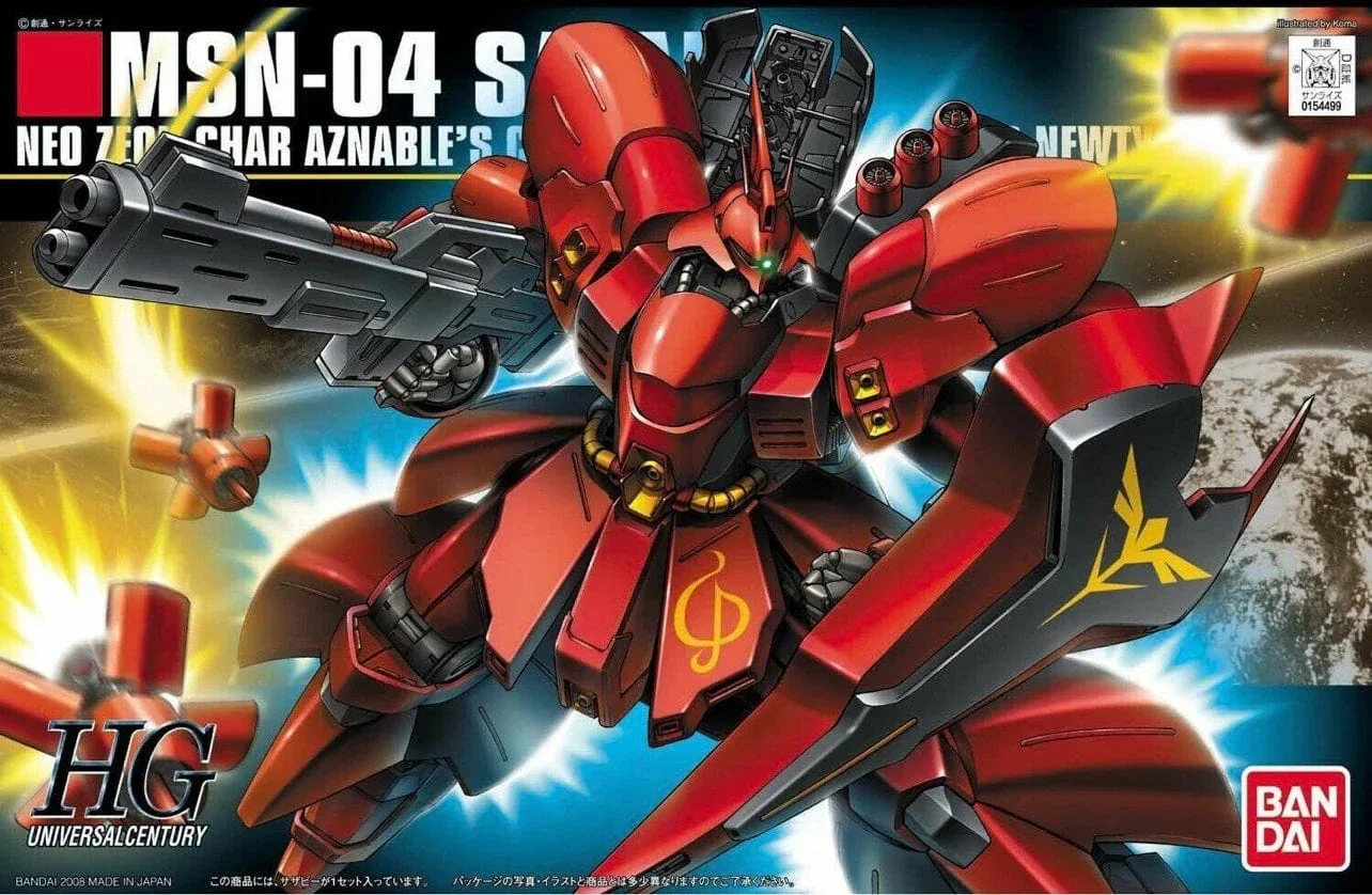 Gunpla: Mobile Suit Gundam: Char's Counterattack - "MSN-04 Sazabi", HG 1/144