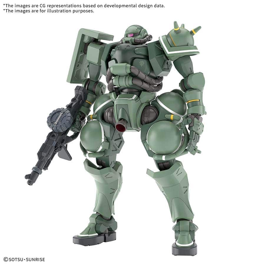 Gunpla: Mobile Suit Gundam Gquuuuuux - Zaku HG GQ Model Kit