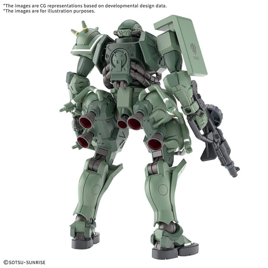 Gunpla: Mobile Suit Gundam Gquuuuuux - Zaku HG GQ Model Kit - Image 2