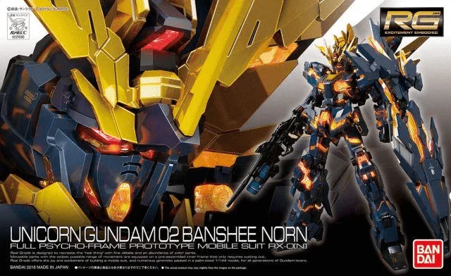 Gunpla: Mobile Suit Gundam Unicorn - "RX-0[N] Unicorn Gundam 02 Banshee Norn", RG 1/144 - Image 2
