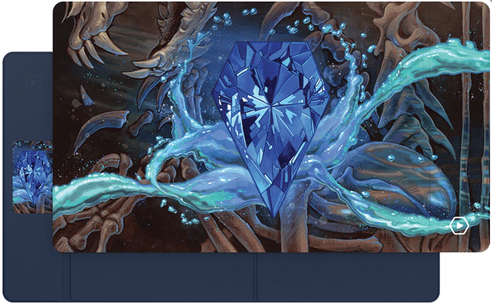 Heavy Play: ETB Playmat Art Masters - Chris Seaman Sapphire