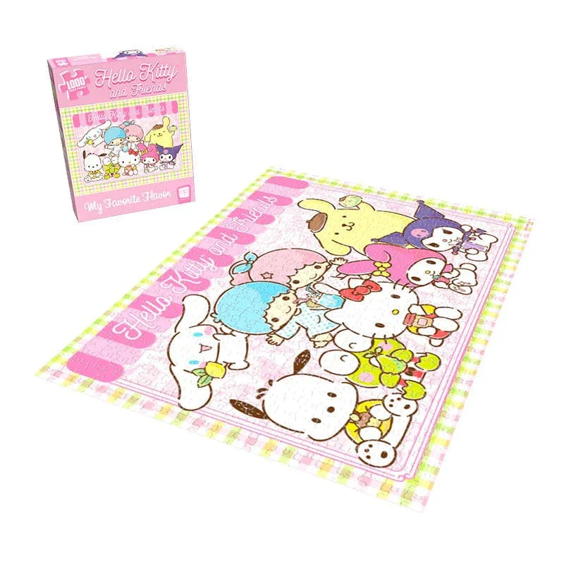 Hello Kitty and Friends "My Favorite Flavor" 1000 Piece Puzzle - Image 2