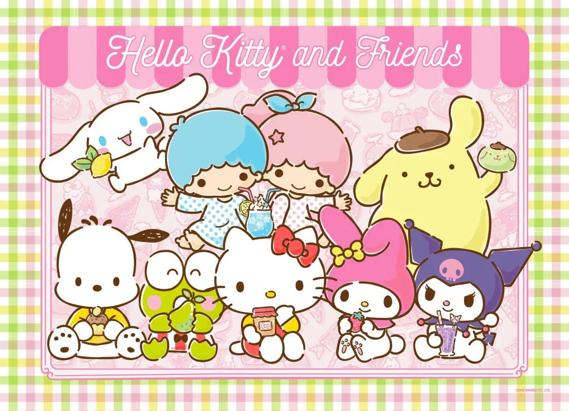 Hello Kitty and Friends "My Favorite Flavor" 1000 Piece Puzzle - Image 3