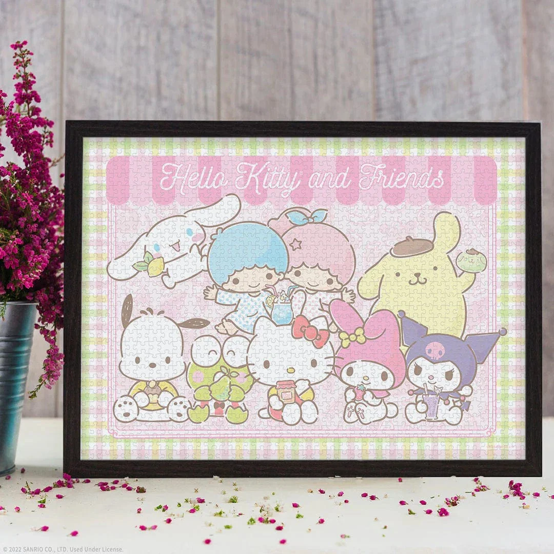Hello Kitty and Friends "My Favorite Flavor" 1000 Piece Puzzle - Image 4