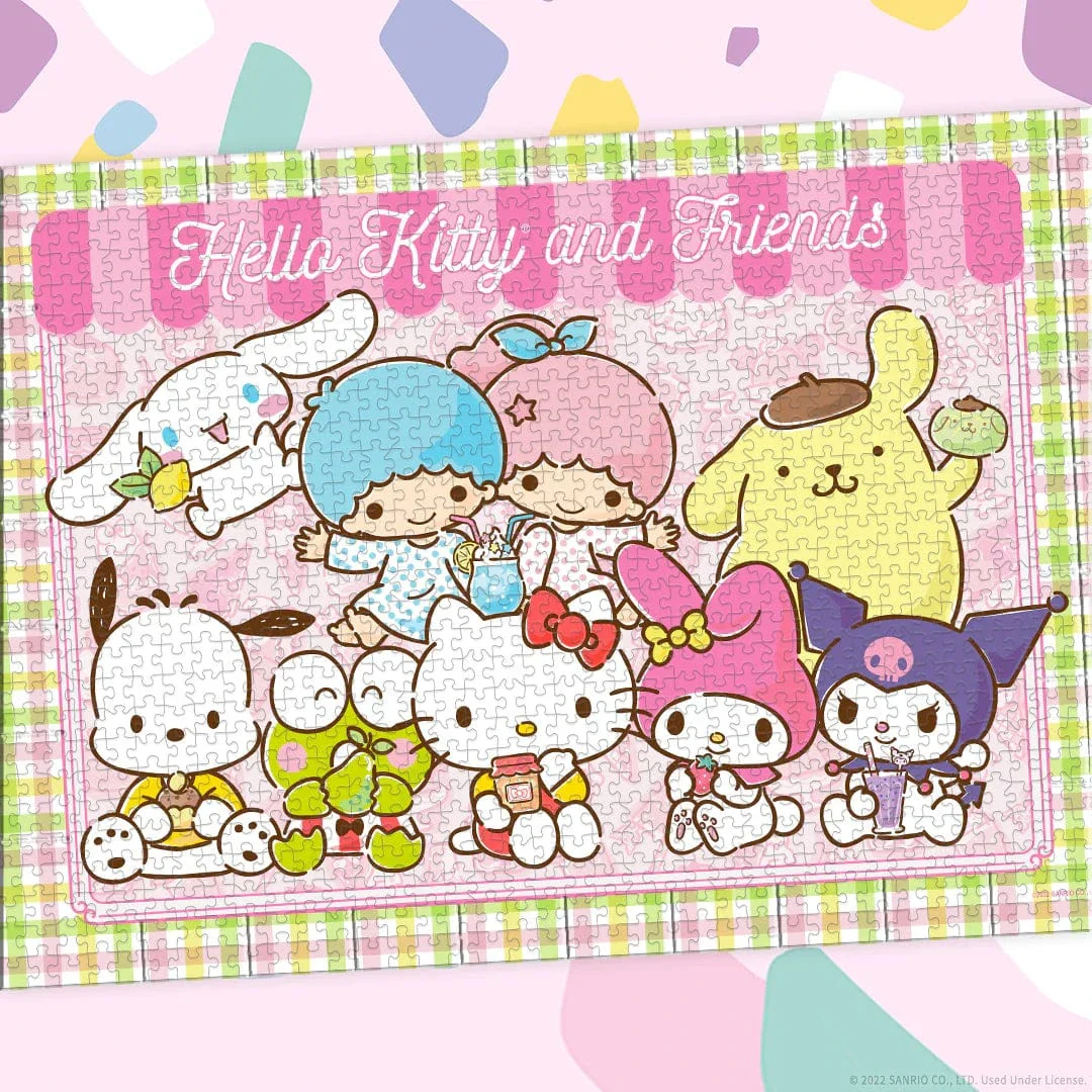 Hello Kitty and Friends "My Favorite Flavor" 1000 Piece Puzzle - Image 5