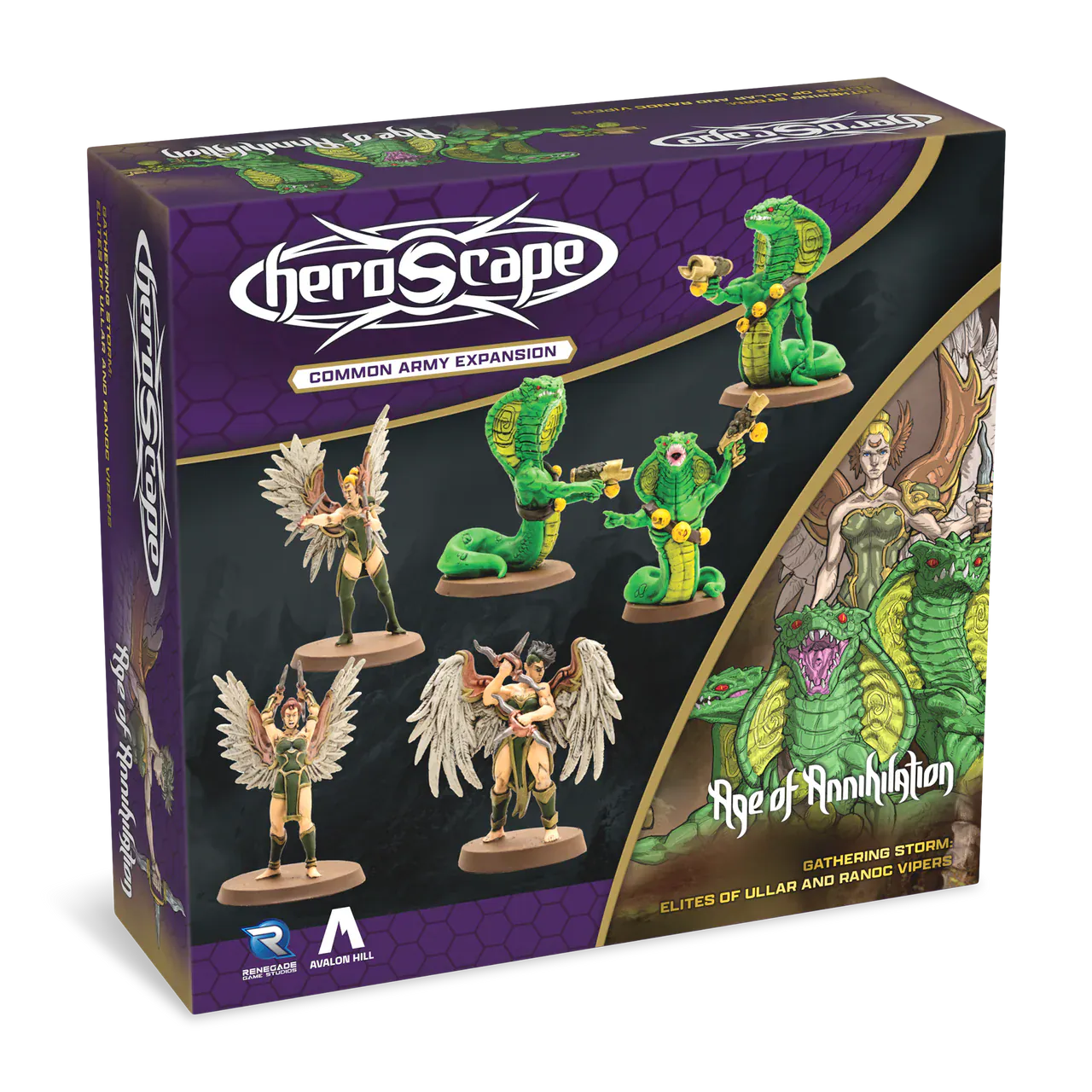 Heroscape: Elites of Ullar & Ranoc Vipers Common Army Expansion [Unpainted]