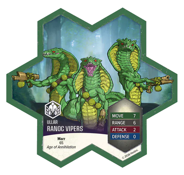 Heroscape: Elites of Ullar & Ranoc Vipers Common Army Expansion [Painted] - Image 3