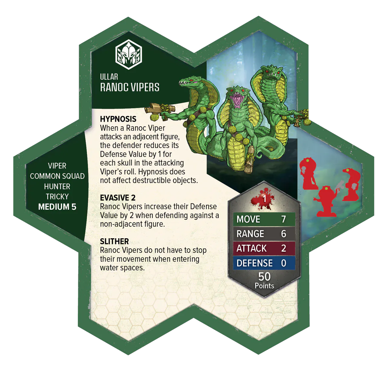 Heroscape: Elites of Ullar & Ranoc Vipers Common Army Expansion [Painted] - Image 4
