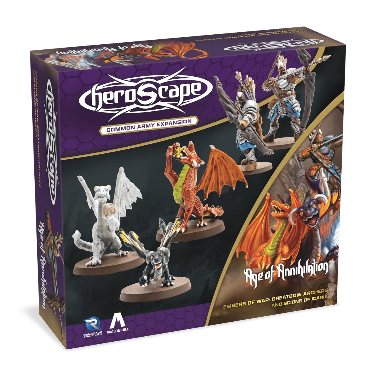 Heroscape: Greatbow Archers & Scions of Icaria Common Army Expansion [Unpainted]