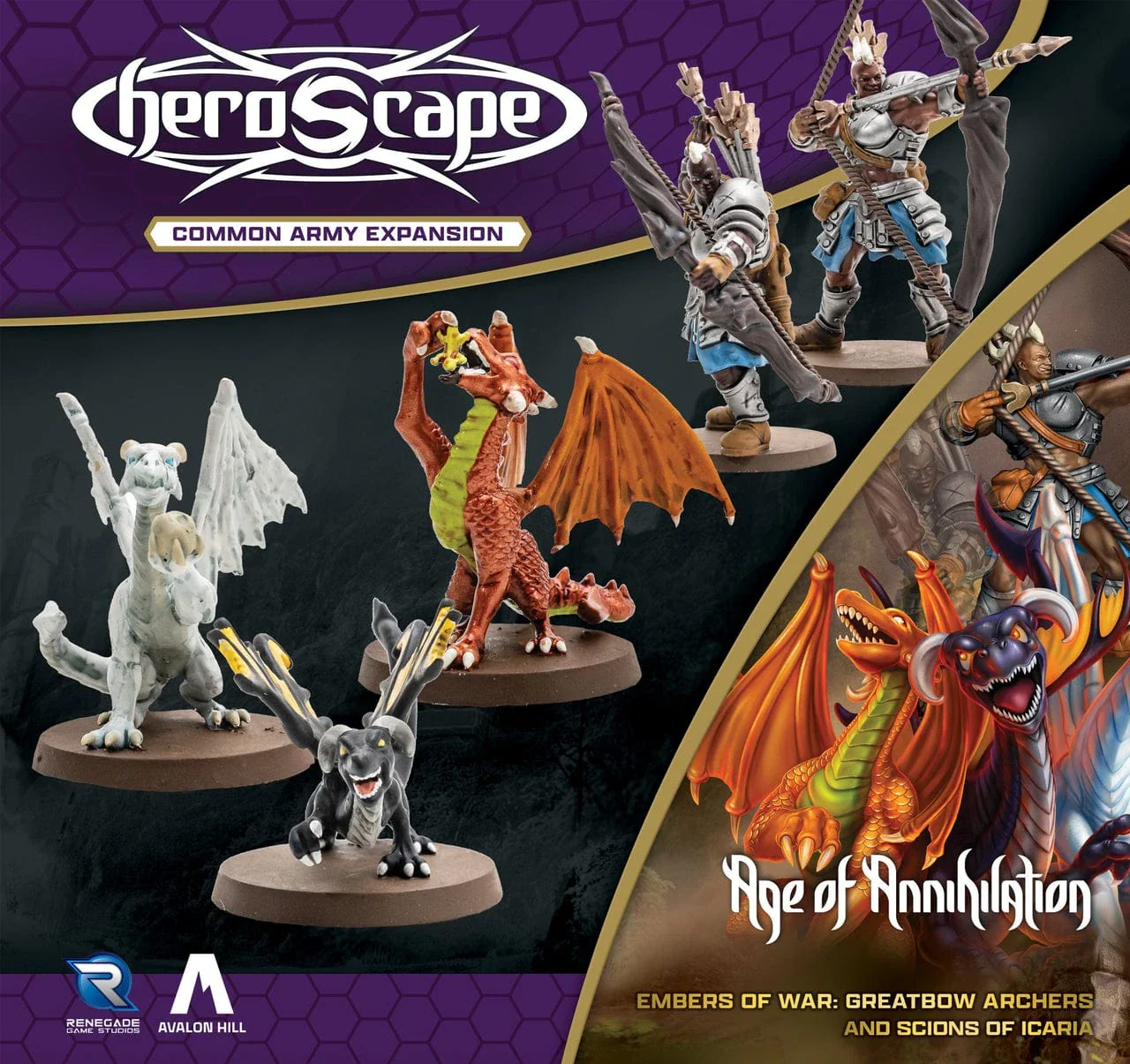 Heroscape: Greatbow Archers & Scions of Icaria Common Army Expansion [Unpainted] - Image 2