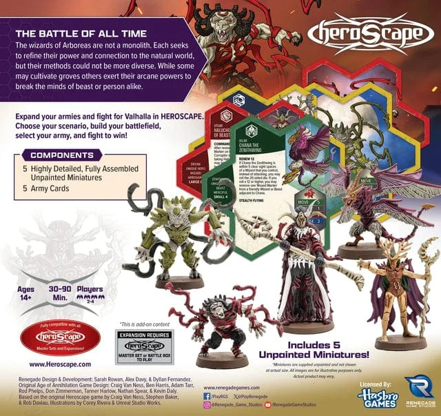Heroscape: Heroes of Arboreas Army Expansion [Unpainted] - Image 3
