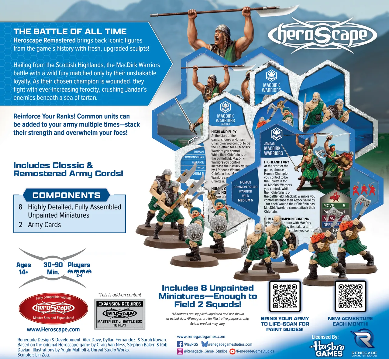 Heroscape: MacDirk Warriors Remastered Army Expansion [Unpainted] (Pre-Order) - Image 2
