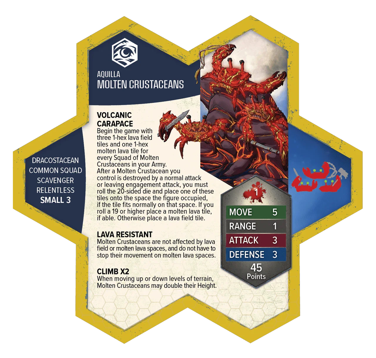 Heroscape: Molten Crustaceans & Tanuki Tricksters Common Army Expansion [Premium Painted Edition] - Image 5