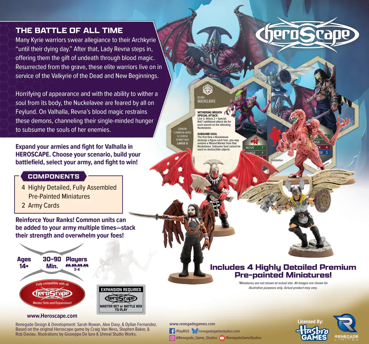 Heroscape: Revenants of Revna & Nuckelavee Common Army Expansion [Painted] - Image 2