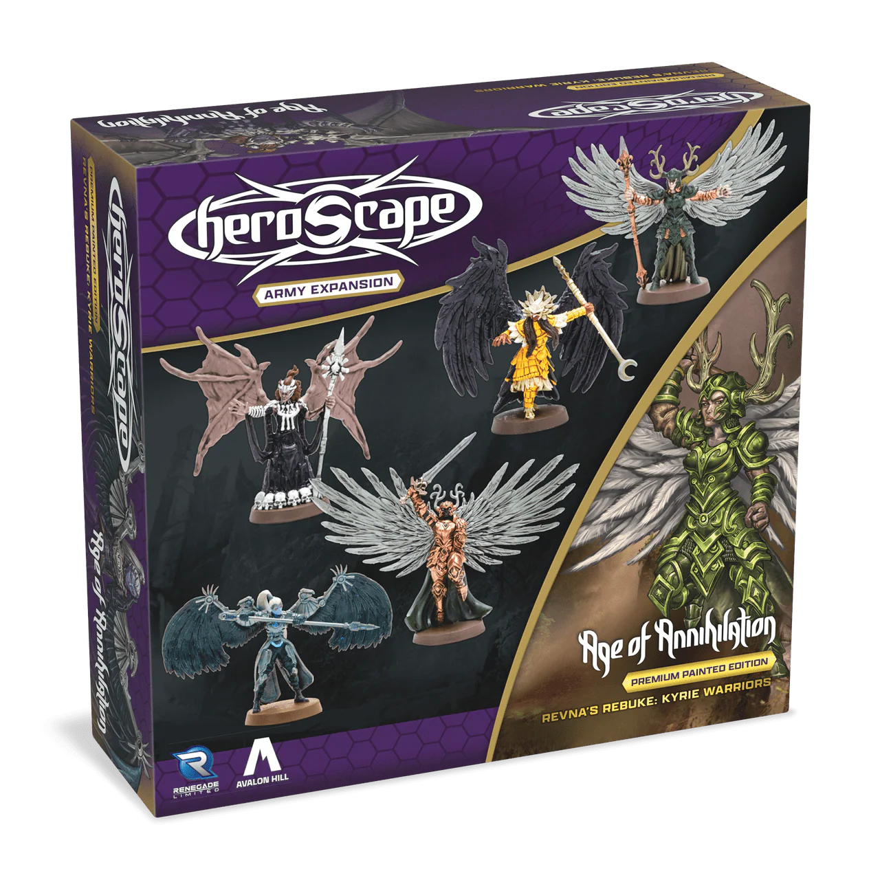 Heroscape: Revna's Rebuke - Kyrie Warriors Army Expansion [Premium Painted Edition]