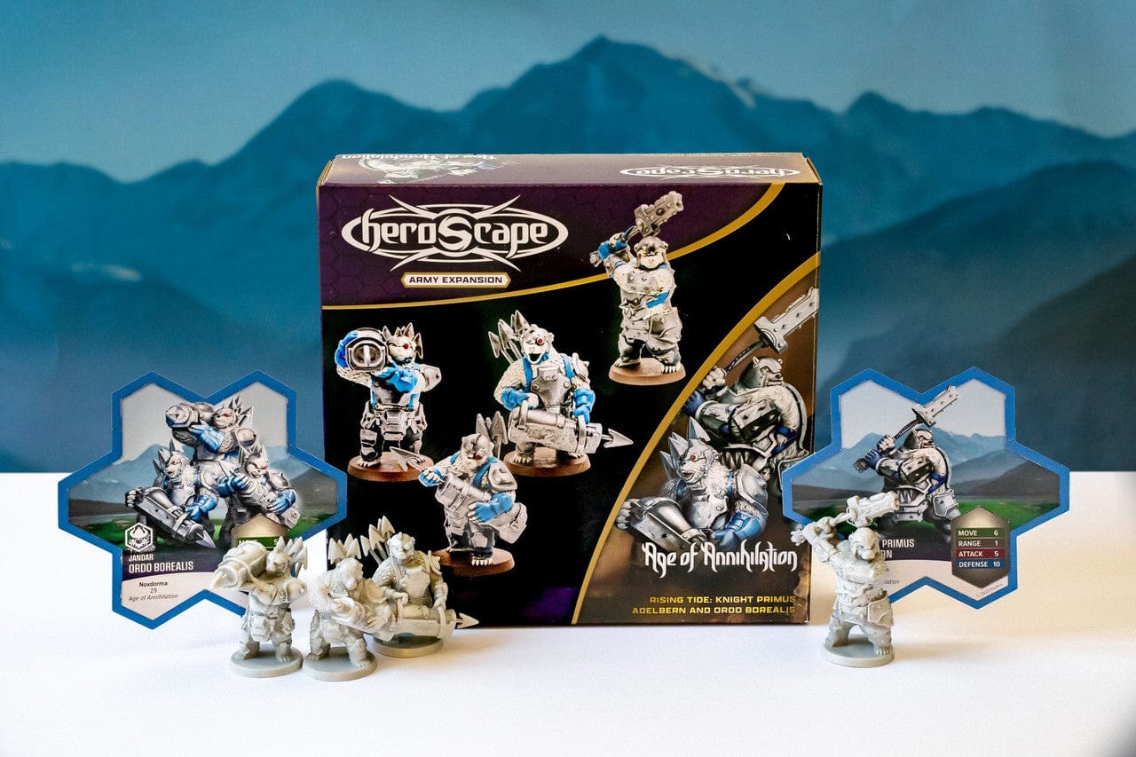 Heroscape: Rising Tide – Knight Primus Adelbern & Ordo Borealis Army Expansion [Unpainted] - Image 3