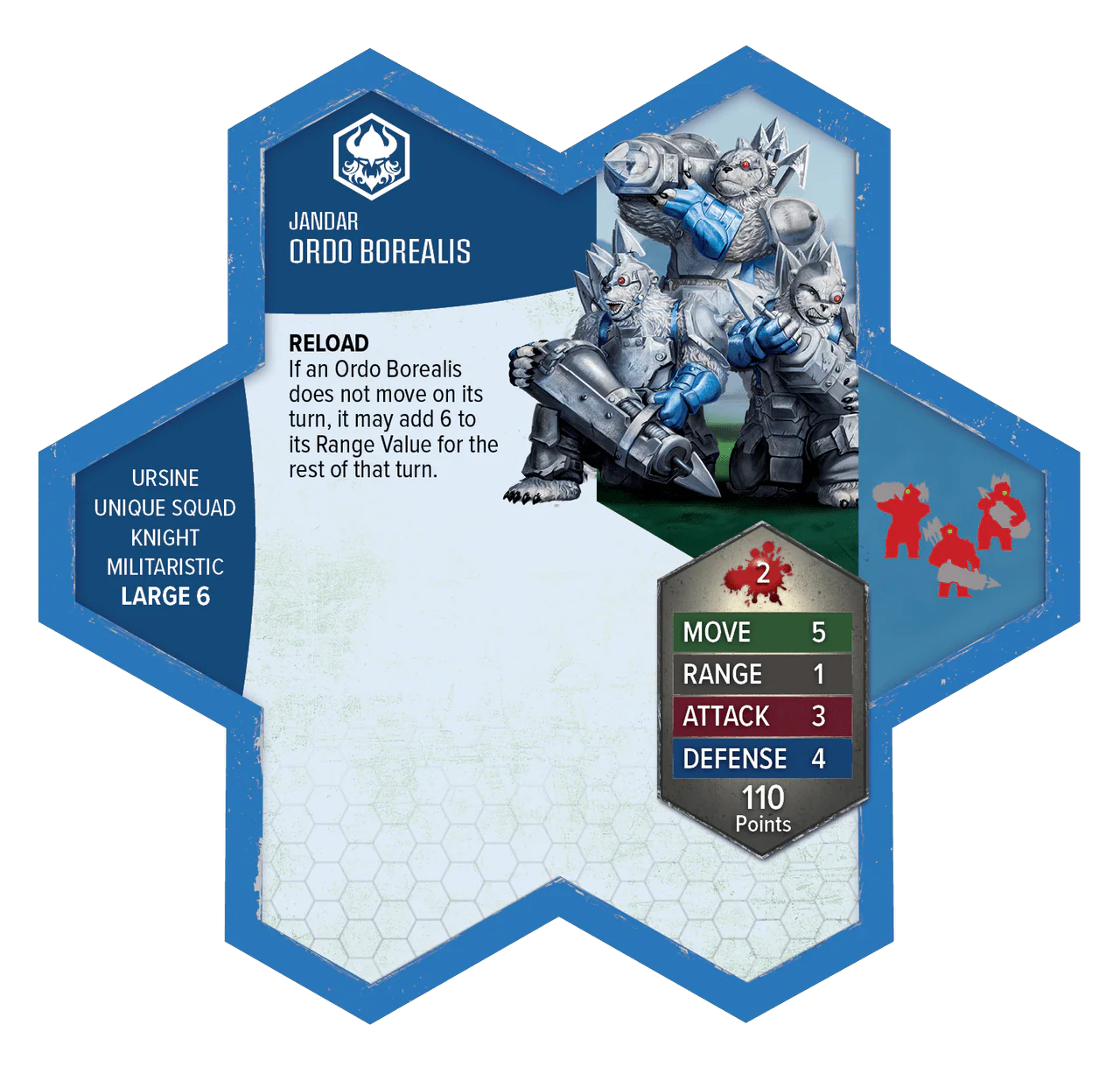 Heroscape: Rising Tide – Knight Primus Adelbern & Ordo Borealis Army Expansion [Unpainted] - Image 4