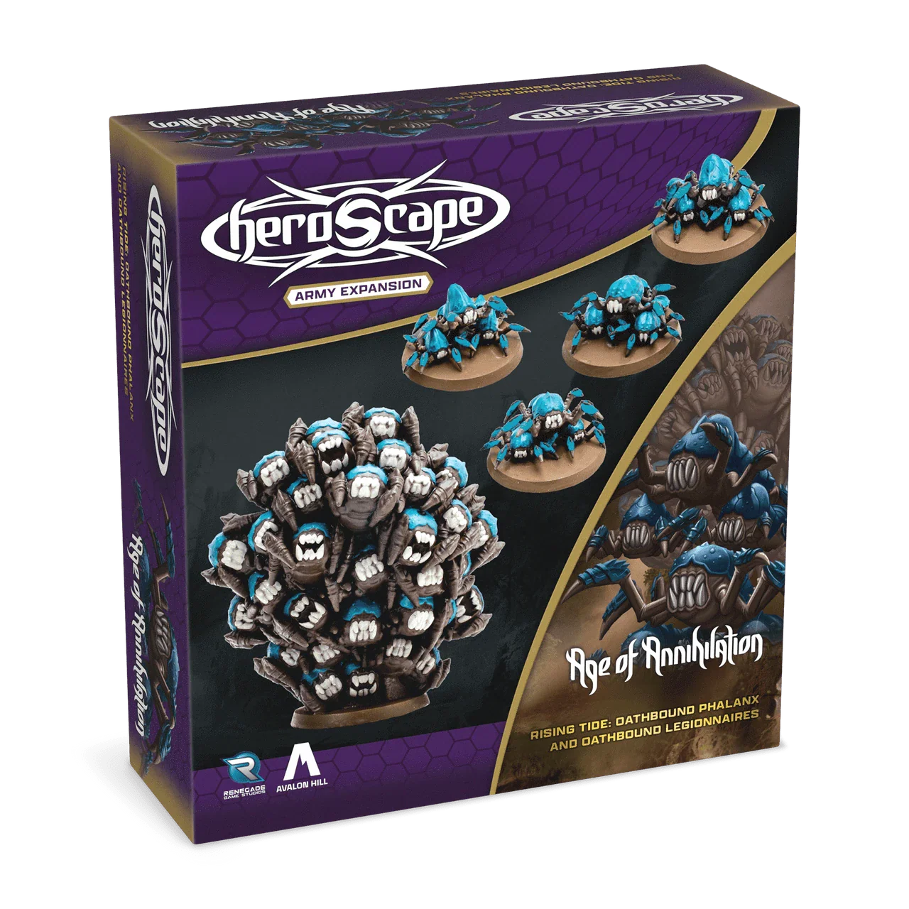 Heroscape: Rising Tide – Oathbound Phalanx & Oathbound Legionnaires Army Expansion [Unpainted]
