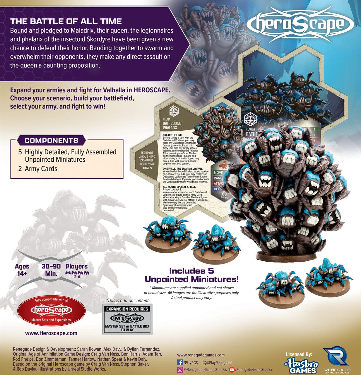 Heroscape: Rising Tide – Oathbound Phalanx & Oathbound Legionnaires Army Expansion [Unpainted] - Image 2