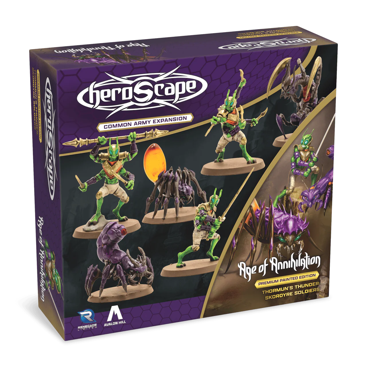 Heroscape: Skordyre Soldiers Common Army Expansion [Painted]