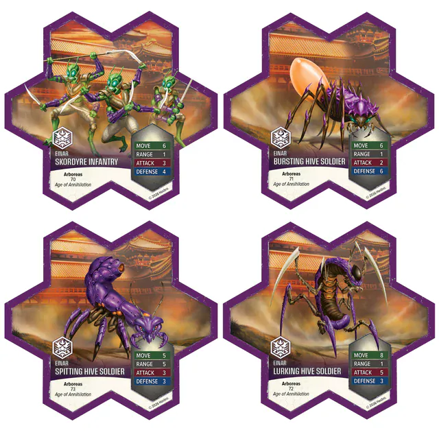 Heroscape: Skordyre Soldiers Common Army Expansion [Painted] - Image 3
