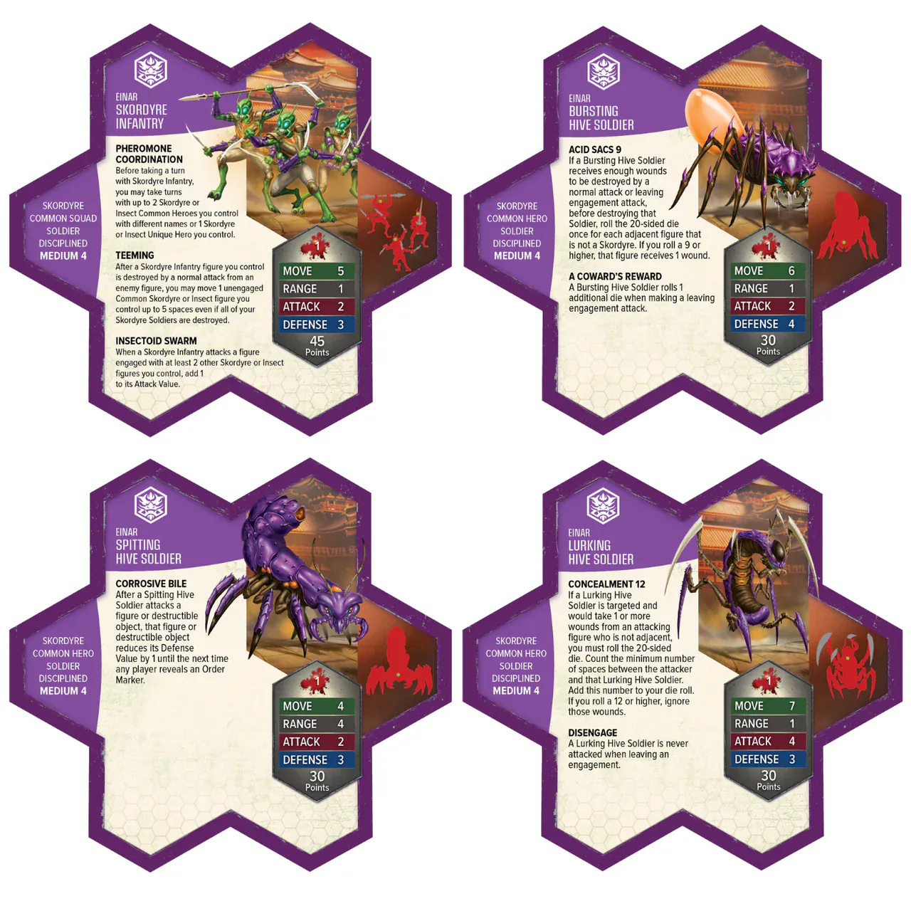 Heroscape: Skordyre Soldiers Common Army Expansion [Painted] - Image 4
