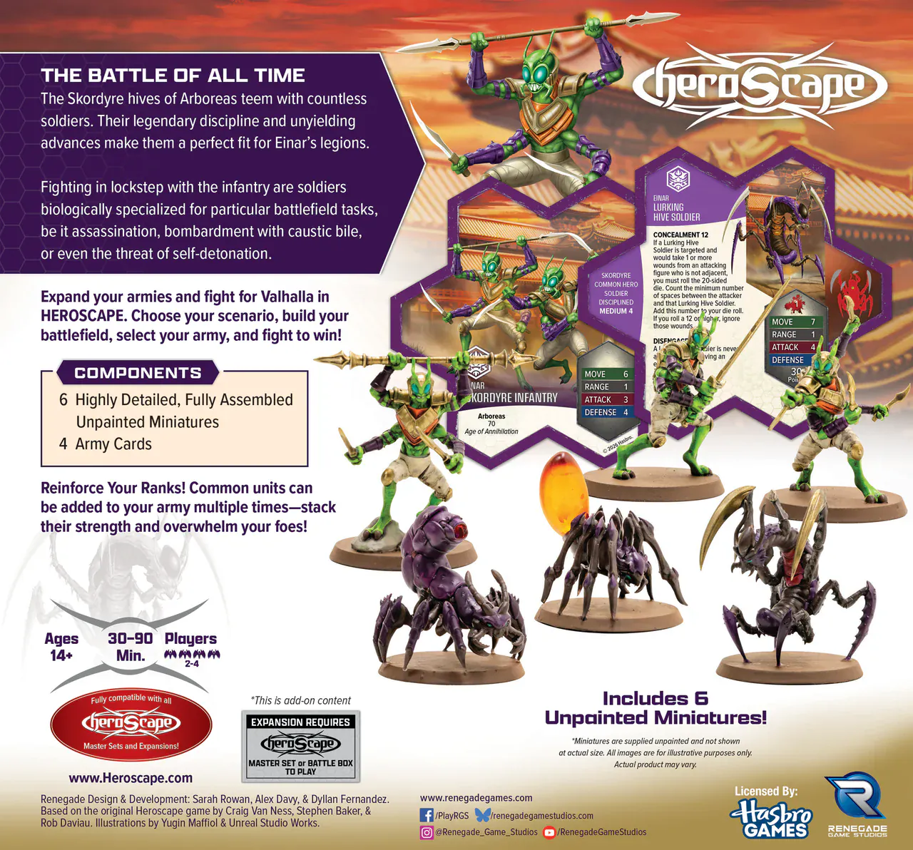 Heroscape: Skordyre Soldiers Common Army Expansion [Unpainted] - Image 2