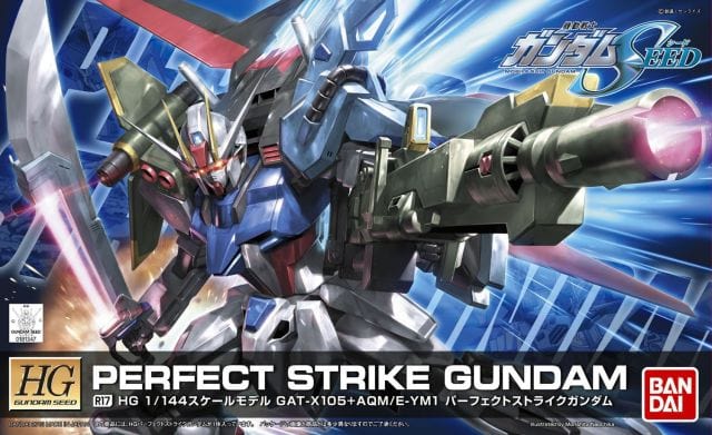Gunpla: Mobile Suit Gundam SEED - "GAT-X105+AQM/E-YM1 Perfect Strike Gundam", HG 1/144