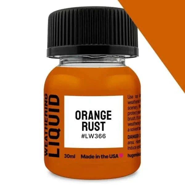 Huge Miniatures Weathering Liquid - Orange Rust