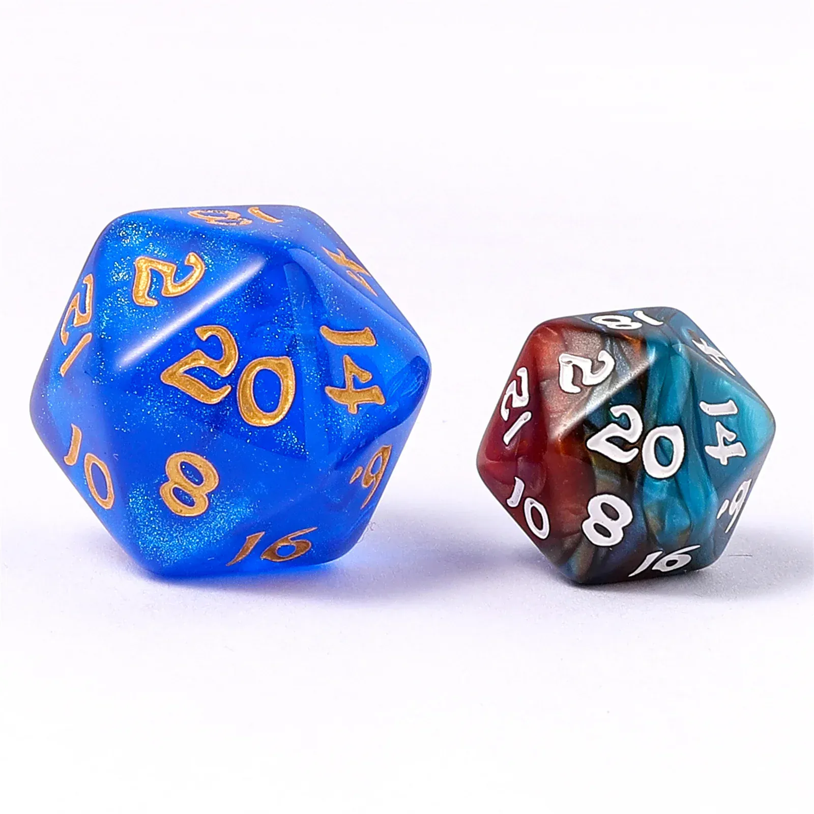 HY02037: Mini Polymer RPG Dice Set - Bard's Cloak - Image 2