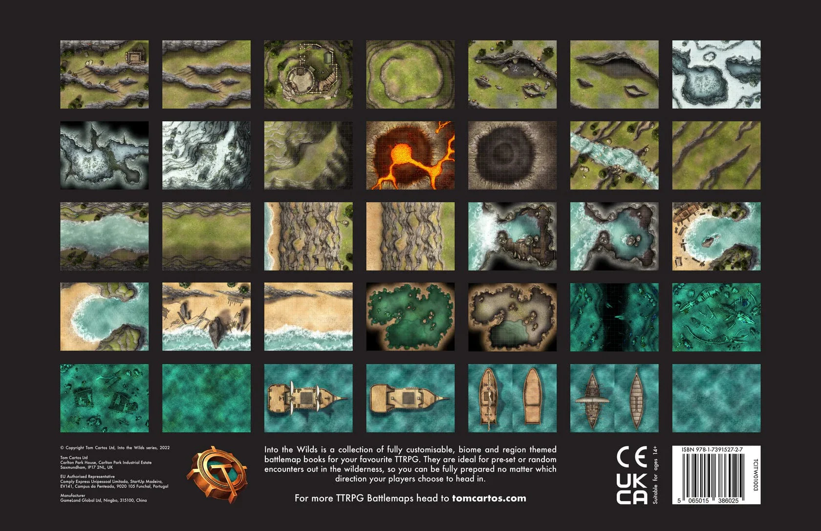 Into the Wilds Battlemap Books - Mountains & Oceans - Image 2