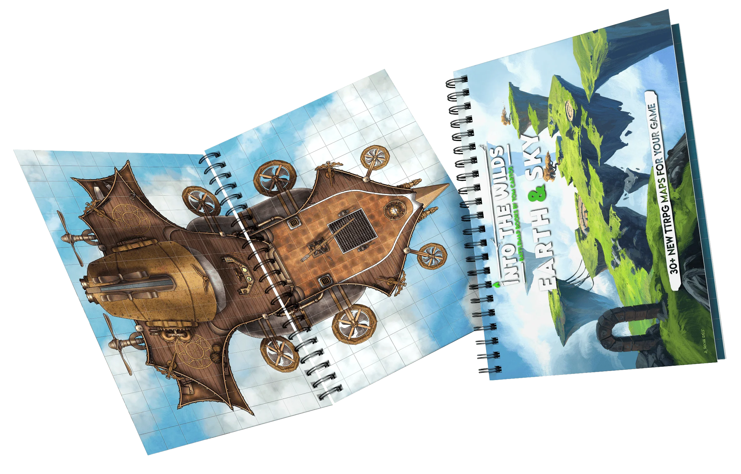 Into the Wilds Extraplanar Battlemap Books - Earth & Sky (Pre-Order) - Image 3