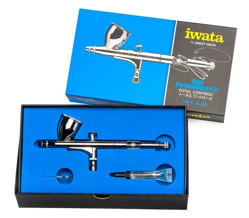 Iwata - High Performance HP-C Plus Gravity Feed Dual Action Airbrush - Image 2