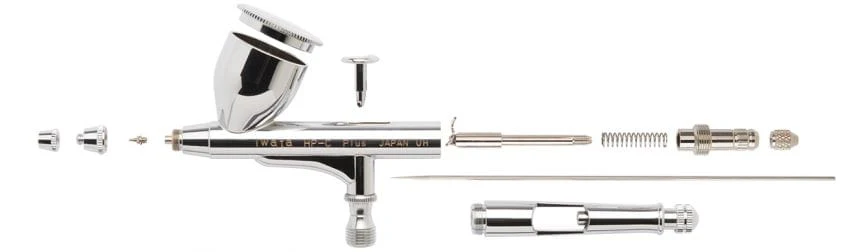 Iwata - High Performance HP-C Plus Gravity Feed Dual Action Airbrush - Image 3