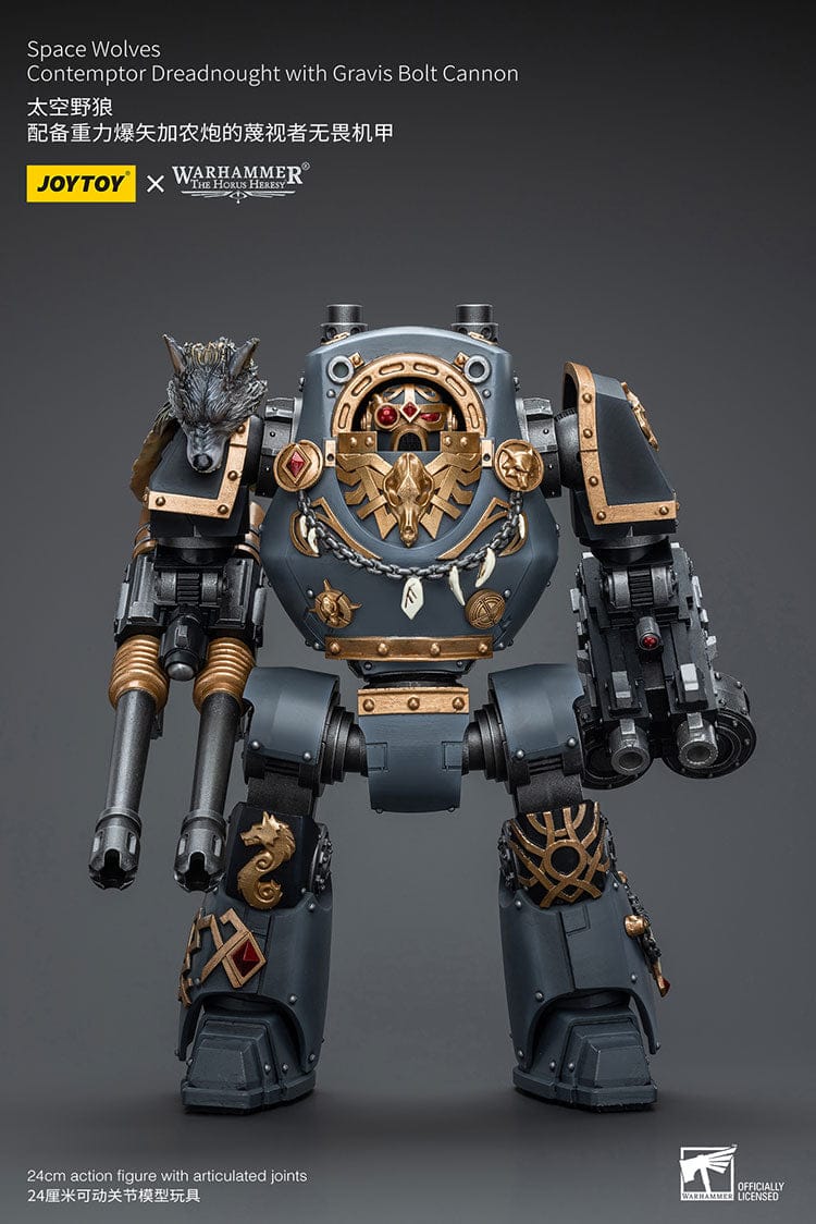 JoyToy x Warhammer 40,000: Space Wolves Contemptor Dreadnought with Gravis Bolt Cannon