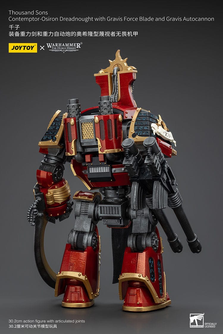 JoyToy x Warhammer 40,000: Thousand Sons Contemptor-Osiron Dreadnought with Gravis Force Blade & Gravis Autocannon - Image 2