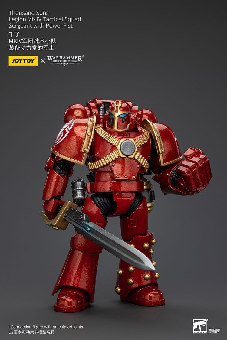JoyToy x Warhammer 40,000: Thousand Sons Legion Mk lV Tactical Squad Sergent with Power Fist