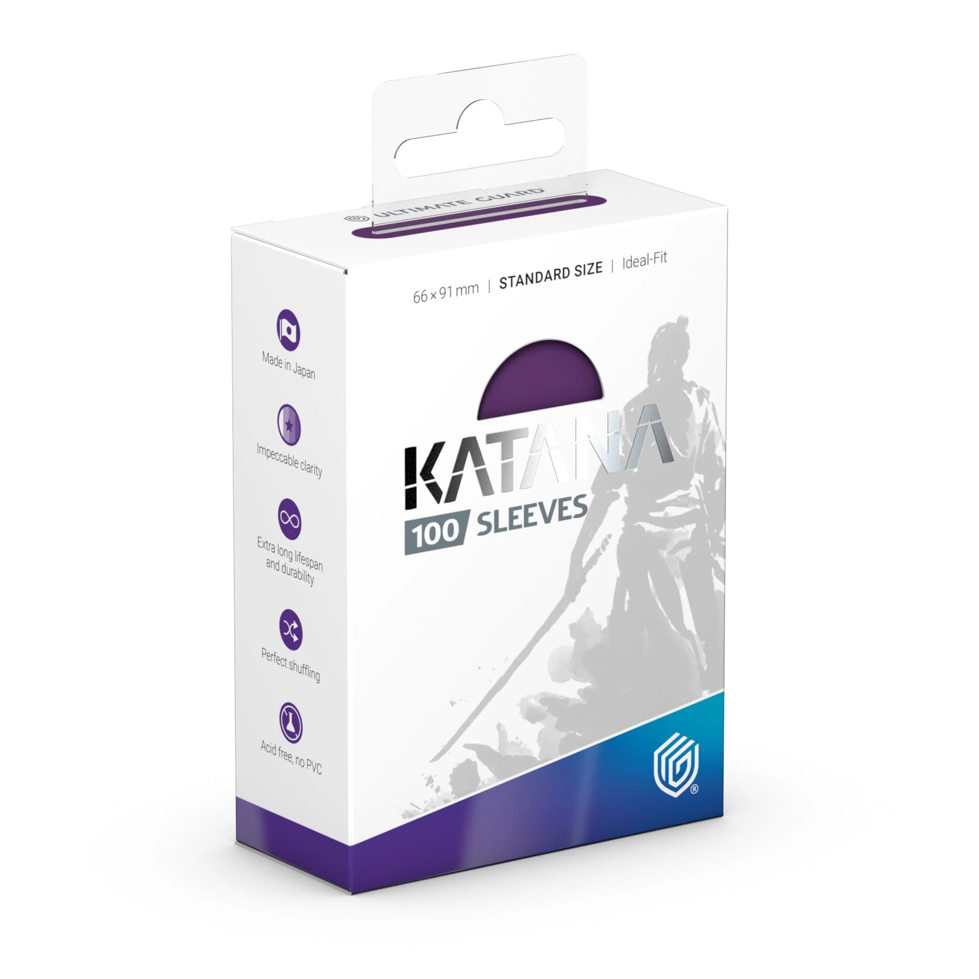 Katana Sleeves Iris Bloom (100ct) Standard Size