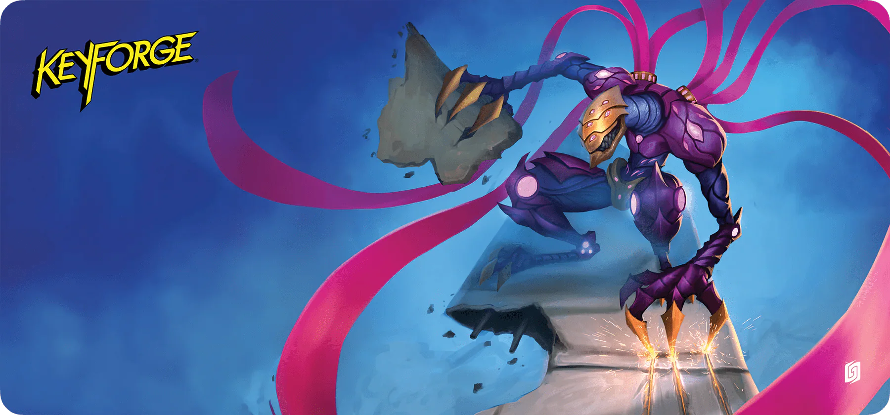 Keyforge: Dis - "Clipped Wings" Extra-Wide Playmat