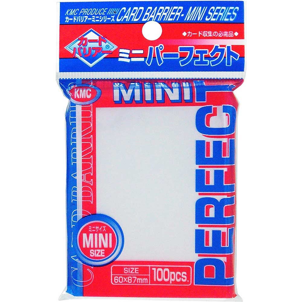 KMC Sleeves Clear Perfect Fit Mini 100-Count