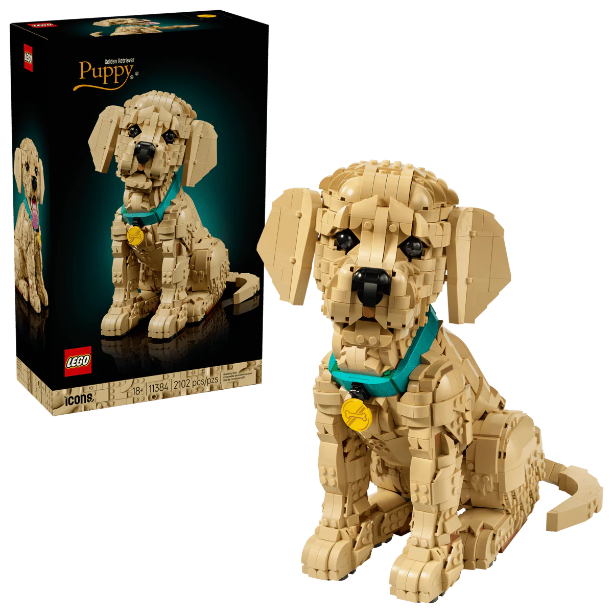 Lego: Icons - Golden Retriever Puppy (11384)