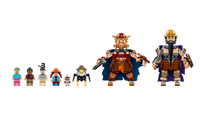Lego: One Piece - Dorry vs. Brogy – Giants of Little Garden (75644) - Image 3