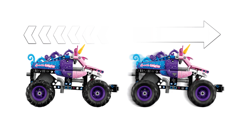 LEGO: Technic - Monster Jam Sparkle Smash Pull-Back (42220) - Image 5