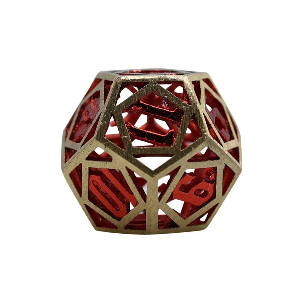 LPG Dice: Diamond RPG Set - Gold/Red (Pre-Order) - Image 10