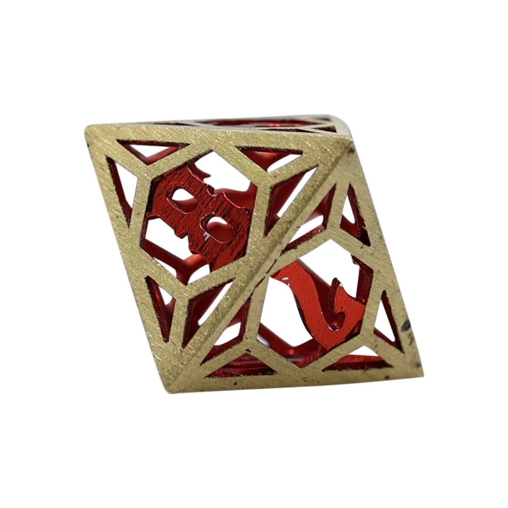 LPG Dice: Diamond RPG Set - Gold/Red (Pre-Order) - Image 7